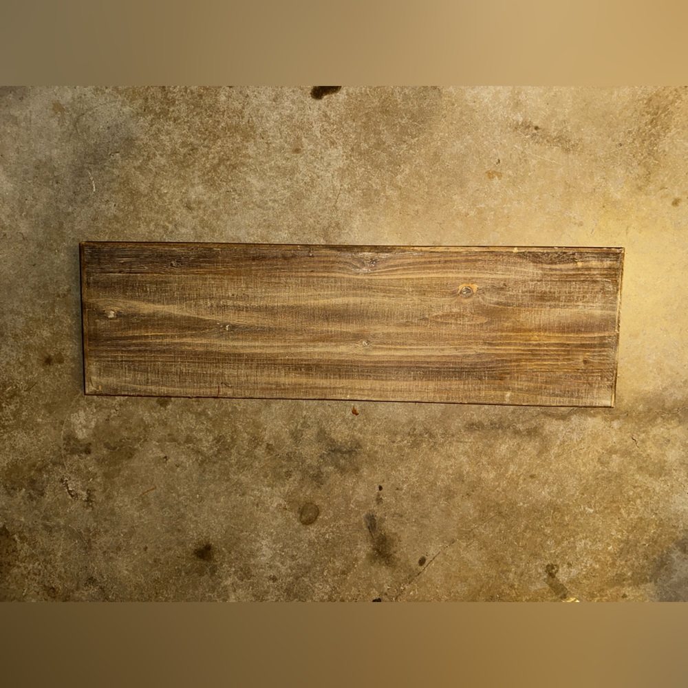 Hobby Lobby Farmhouse Brown and White Wall Decor Display Shelves